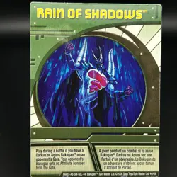 Bakugan RAIN of SHADOWS Green Ability Card 2008 BA483-AB-SM-GBL-44 44/48i - Image 1