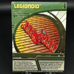 Bakugan LEGIONOID Green (Trap) Ability Card 2009 BA683-AB-SM-GBL 2/3ab - Image 1