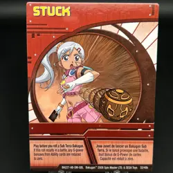 Bakugan STUCK Red Ability Card 2008 BA227-AB-SM-GBL 32/48b - Image 1