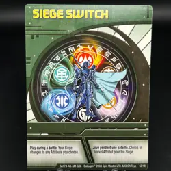 Bakugan SIEGE SWITCH Green Ability Card 2008 BA174-AB-SM-GBL 42/48 - Image 1