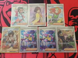 Pokemon TCG Full Art Foil Trainer Lot Poppy Atticus Judge 29 Cards - Image 2