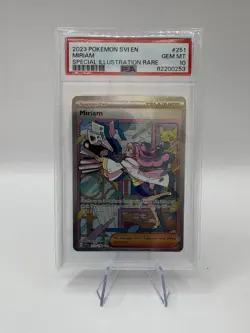 Pokemon Card Miriam 251/198 Graded PSA 10 Slab Scarlet & Violet Base Set - Image 1