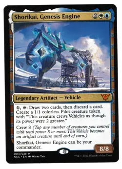 Magic the Gathering MTG Card: Shorikai, Genisis Engine 004/038 NEC Mythic! NM - Image 1