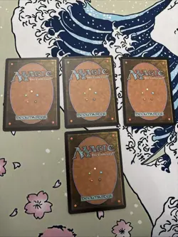 Four Magic: The Gathering Gitaxian Probe Cards, Sorcery New Phyrexia Blue Chippy - Image 2