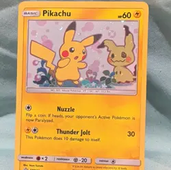 Pikachu SM04 Promo Holo Pokemon Card Sm Basic Electric 70 HP - Image 1