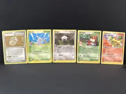 2003 Pokemon EX Dragon Lot 5 e-Reader Era Cards LP - Image 1