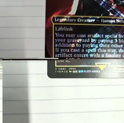 Noctis, Prince Of Lucis Borderless Surge Foil Final Fantasy MTG NM - Image 3