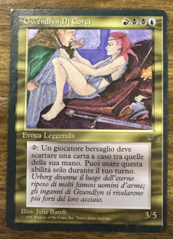 ITALIAN Gwendlyn Di Corci / Miscut / Legends NM MTG Magic the Gathering! - Image 1