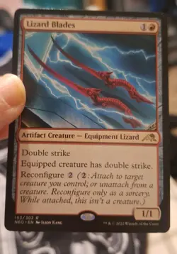 Lizard Blades Kamigawa: Neon Dynasty Regular - Image 1