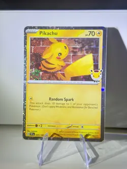 Pikachu 051 /162 Promo 2026 Pokemon Day Stamped English Near Mint #2 - Image 1