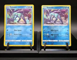 Pokemon TCG Suicune Darkness Ablaze 037/189 Holo Rare & Reverse Holo Rare Bundle - Image 1