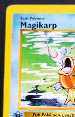 Magikarp 1st Edition Shadowless Base Set 35/102 Non Holo Pokemon TCG Card - Image 3