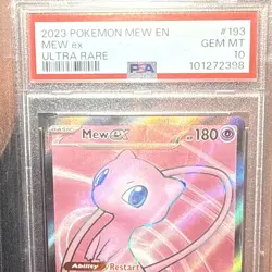 PSA 10 Gem Mint - Mew Ex 193/165 - S&V 151 Ultra Rare Full Art Pokemon - Image 4