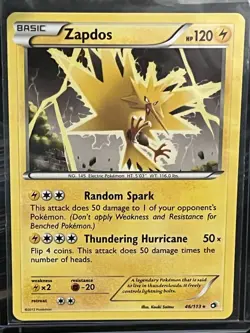 Pokemon Zapdos 46/113 Legendary Treasures - Image 1