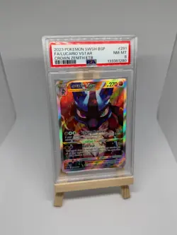 Pokemon Lucario VStar SWSH291 Crown Zenith ETB Graded Slab PSA 8 - Image 1