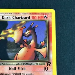 1st Edition Charizard 21/82 Team Rocket Non Holo Rare Pokemon Card - Image 3