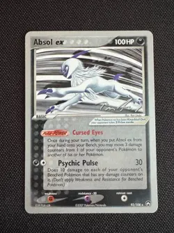 Pokemon Absol ex 92/108 100HP Rare EX World Championship Decks 2007 Tom Roos - Image 1