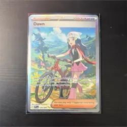 Pokemon TCG Dawn Trainer-Supporter Full Art Holo 129/094 Phantasmal Flames - Image 1