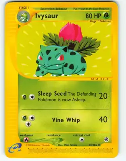 Ivysaur - 82/165 Expedition Base Set - Pokemon TCG - 2002 - Image 1