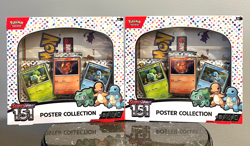 LOT OF 2 Pokemon TCG Scarlet & Violet 151 Poster Collection Boxes - NEW SEALED - Image 1