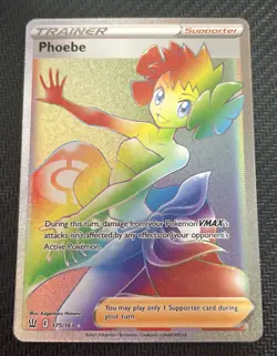2021 Pokemon Battle Styles Pheobe RR Mint 175/163 - Image 1