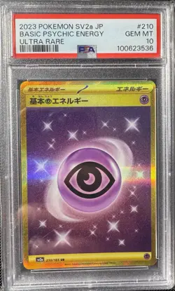 PSA 10 Psychic Energy 210/165 Gold UR SV2a JP Pokemon 151 GEM MT - Image 1