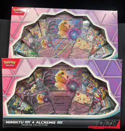 Pokemon TCG Mimikyu EX And Alcremie EX Premium Collection (LOT OF 2) - Image 1