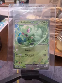 Pokemon: Sprigatito EX SVP 087 Black Star Promo Ultra Rare- Factory Sealed - Image 1