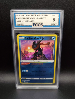 Radiant Greninja [Prize Pack] #46 Pokemon Astral Radiance - Graded 9 [FCGS] MINT - Image 1