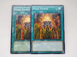 2x Mage Power - OP01-EN022 - Common - Unlimited Edition Lightly Played OP01 - LP - Image 1