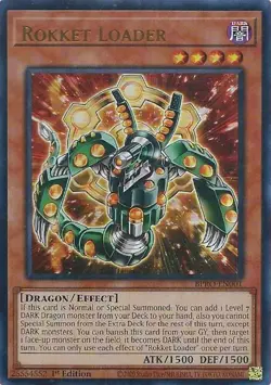 Yugioh! Rokket Loader - BPRO-EN001 - Ultra Rare - 1st Edition Near Mint, English - Image 1