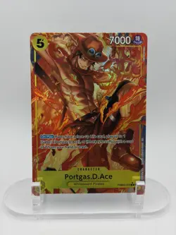 One Piece Portgas D Ace R Alt Art PRB02-018 The Best Vol.2 NM ENGLISH - Image 1