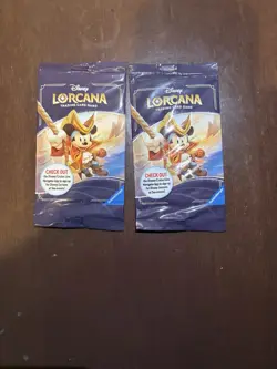 Two (2) Disney Lorcana TCG by Ravensburger Booster Pack Mickey Mouse Artwork - Image 2