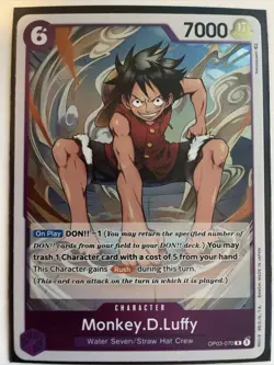 Monkey.D.Luffy OP03-070 R - Holo - One Piece Card Game - Japanese - Image 1