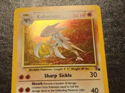 Kabutops Holo 9/62 Fossil Pokemon Wotc 1999 Cards Collectors - Image 2