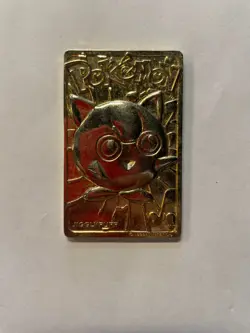 1999 Pokemon Burger King Gold Card Jigglypuff #39 23K Plated - Image 1