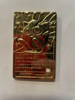 1999 Pokemon Burger King Gold Card Jigglypuff #39 23K Plated - Image 2