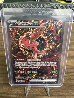 Oricorio ex 024 Pokemon TCG Mega Evolution Charizard UPC Black Star Promo Card - Image 1
