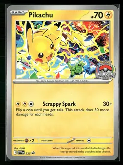 Pikachu - (World Championship 2025) SV: Scarlet & Violet Promo Cards 225 NM - Image 1