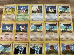 20 Miscellaneous Shadowless Base Set Pokemon Cards Wizards Of The Coast WOTC - Image 2