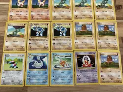 20 Miscellaneous Shadowless Base Set Pokemon Cards Wizards Of The Coast WOTC - Image 3