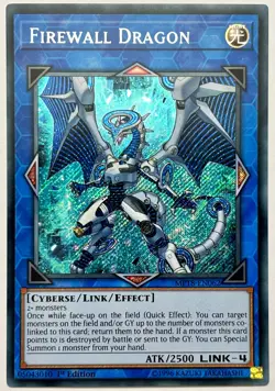 MP18-EN062 Firewall Dragon - Secret Rare 1st Edition Near Mint YuGiOh Card - Image 1