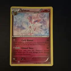 Pokemon Sylveon 72/111 XY Furious Fists Rare Regular Stage 1 90 HP Card - Image 1