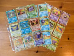 Pokemon Card 100％ COMPLETE Fossil Master Set 48/48 1997 Japanese Old Back - Image 1