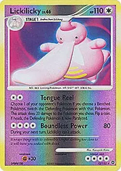 Pokemon Secret Wonders REVERSE HOLO Rare Card - Lickilicky 12/132 - Image 1