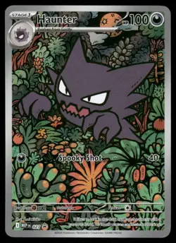 Pokemon Cards Haunter 027 Mega Evolution Promo Holo Illustration Rare NM - Image 1