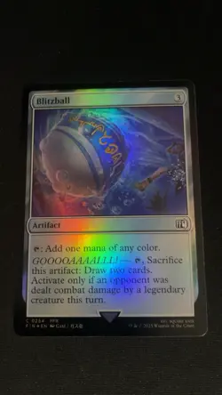 NM Foil Blitzball Card Magic the Gathering Final Fantasy 254 - Image 1