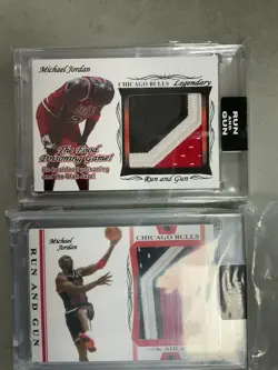 Lot of (2) Run and Gun Custom Patch Cards - Image 1