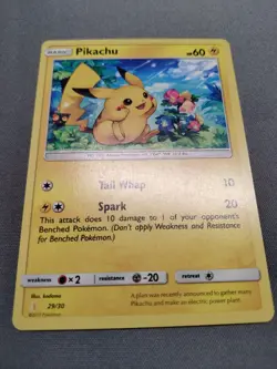 Pikachu 29/30 Kit Trainer 2017 Pokemon Card NM - Image 1