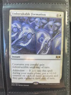 Unbreakable Formation X1 RNA MTG Ravnica Allegiance - Image 1